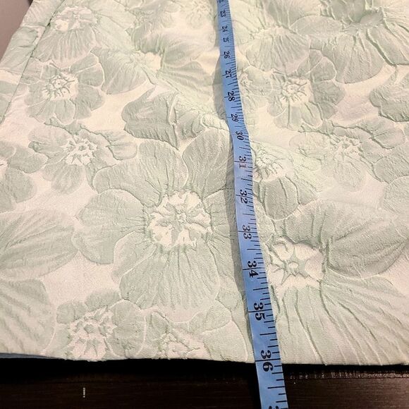Mendocino Mint Green A-Line Embossed Floral Cocktail Dress - NWT - Picture 11 of 13